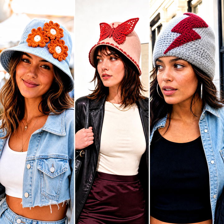 20 Crochet Hat Toppers Ideas for Fun and Playful Finishes