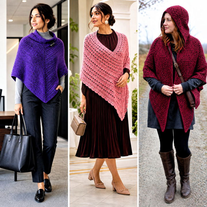 20 Crochet Hexagon Shawl Outfit Ideas for Effortless Style