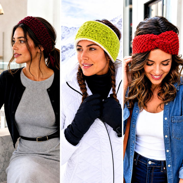 20 Crochet Jasmine Stitch Headband Outfit Ideas for Cozy Days