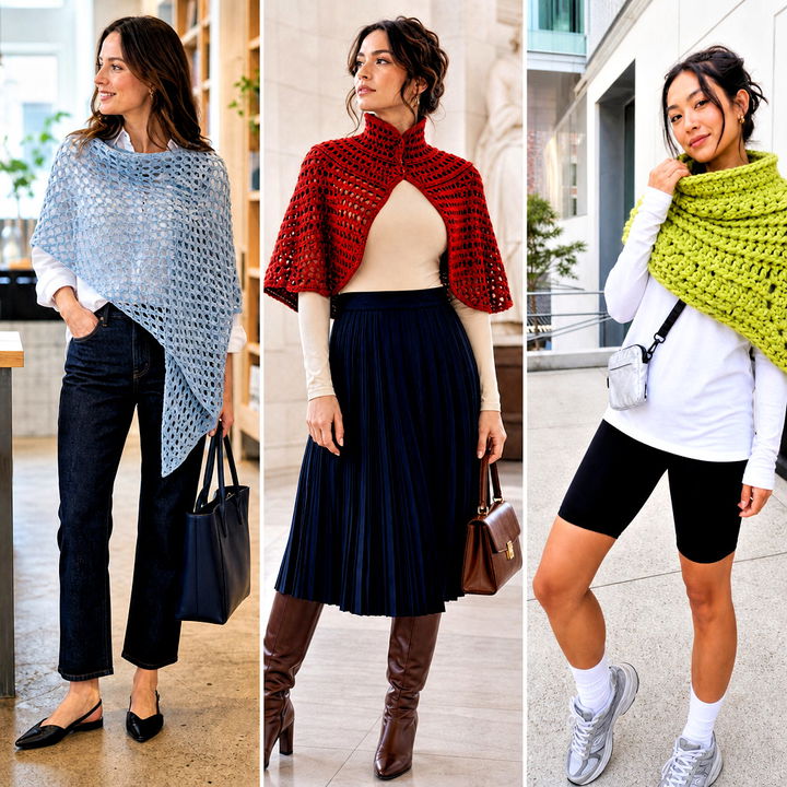 20 Crochet Katniss Shawl Outfit Ideas for Effortless Layering