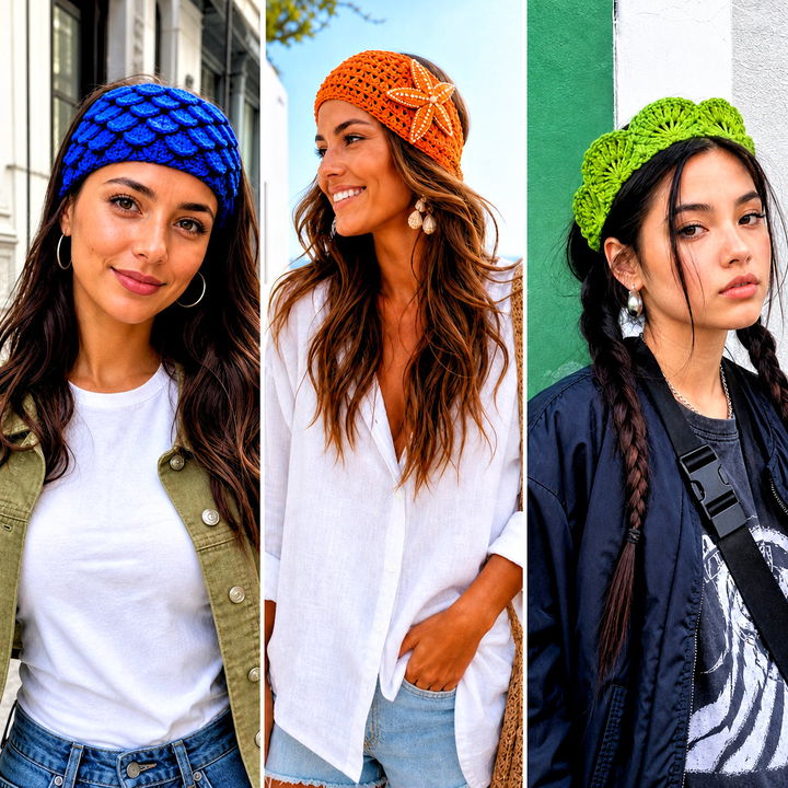 20 Crochet Mermaid Headband Outfit Ideas for Playful Summer Looks