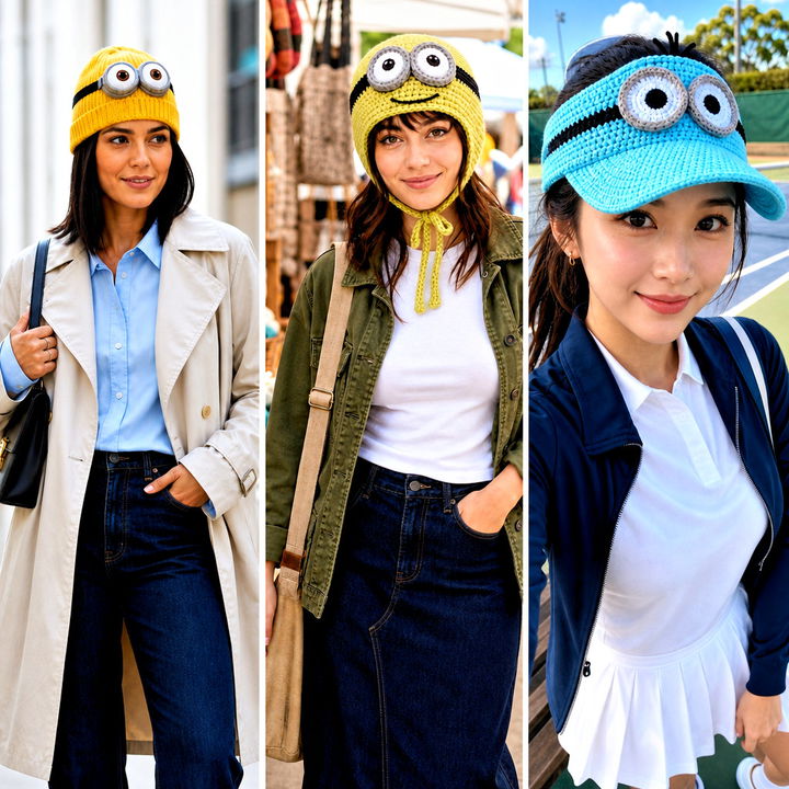 20 Crochet Minion Hats Outfit Ideas for Playful Costume Fun