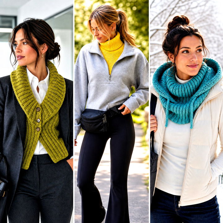 20 Crochet Ribbed Cowl Outfit Ideas for Cozy Winter Style