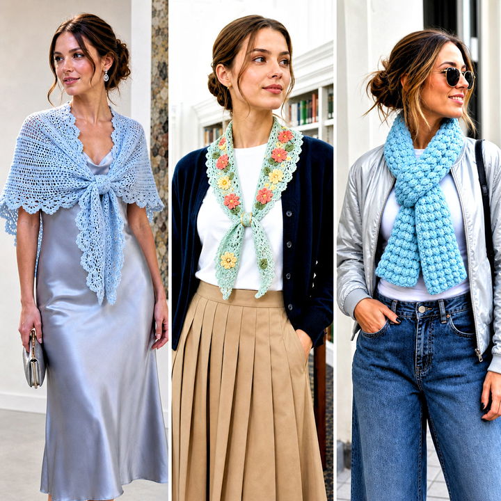 20 Crochet Sally Scarf Outfit Ideas for Charming Fall Looks
