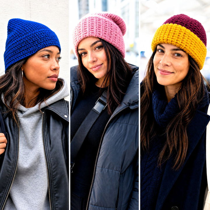 20 Crochet Short Row Beanie Outfit Ideas for Cozy Days Ahead