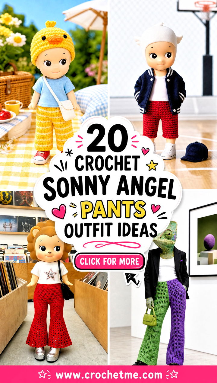 20 Crochet Sonny Angel Pants outfit ideas - 20 Crochet Sonny Angel Pants outfit ideas