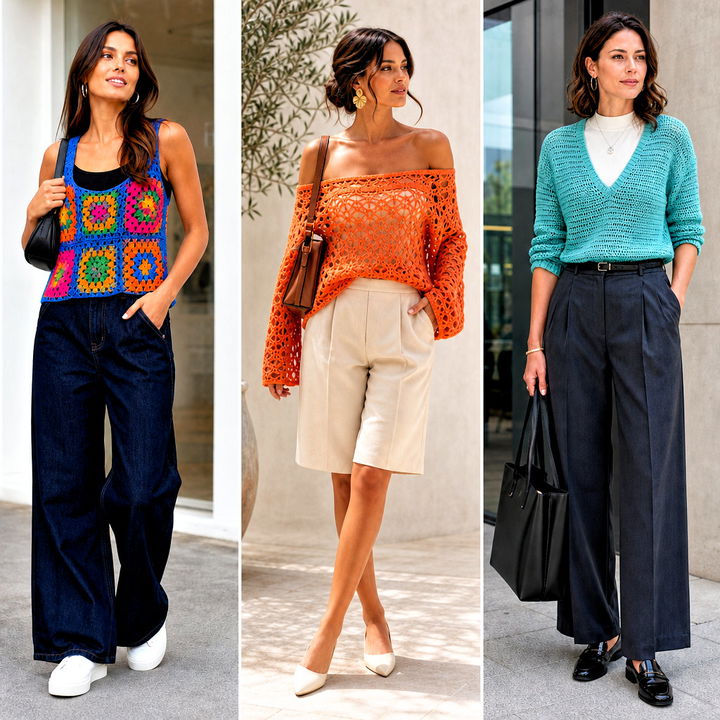 20 Crochet Summer Jumper Outfit Ideas for Breezy Layering