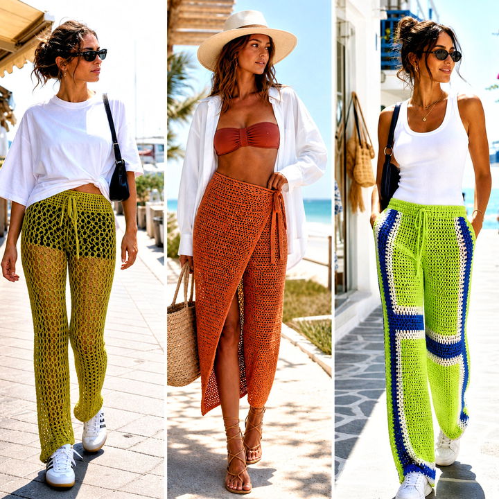 20 Crochet Swim Pants Outfit Ideas for Fun Beach Days