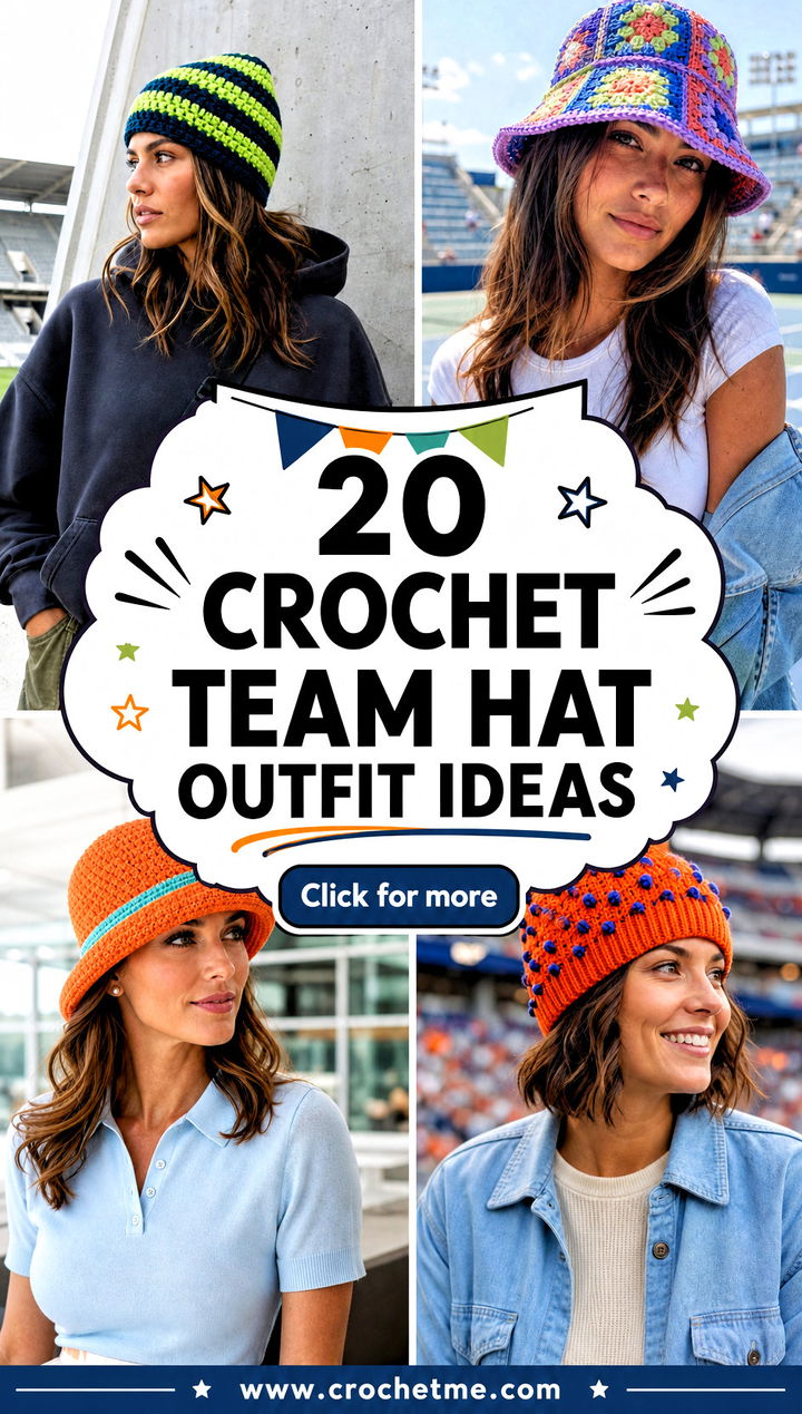 20 Crochet Team Hat outfit ideas - 20 Crochet Team Hat outfit ideas