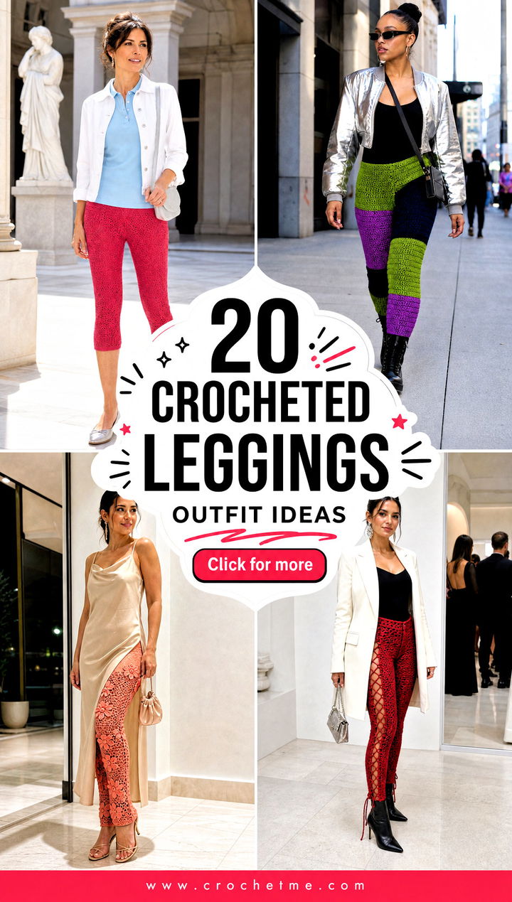 20 Crocheted Leggings outfit ideas - 20 Crocheted Leggings outfit ideas