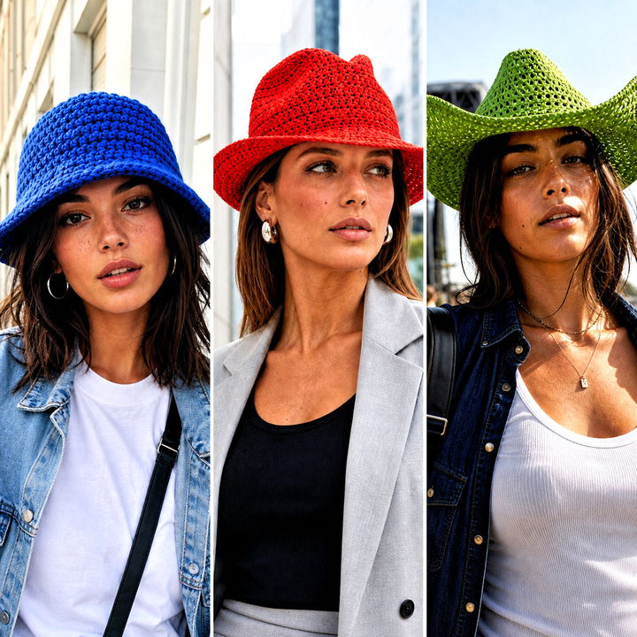 20 Easy Crochet Womens Hat Outfit Ideas for Polished Style
