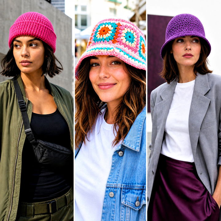 20 Fun Crochet Hat Outfit Ideas for Cheerful Everyday Style