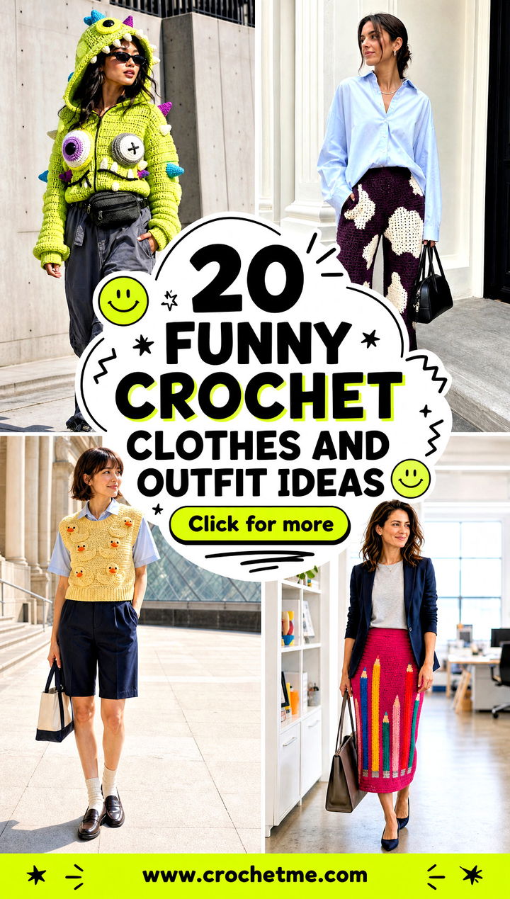 20 Funny Crochet Clothes and outfit ideas - 20 Funny Crochet Clothes and outfit ideas