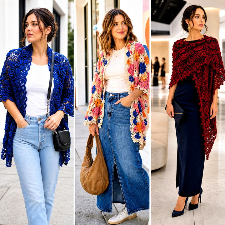20 Irish Crochet Shawl Outfit Ideas for Timeless Elegance
