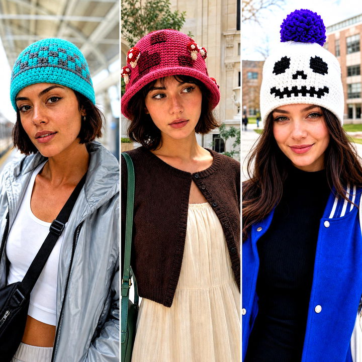 20 Minecraft Crochet Hat Outfit Ideas for Gamers of All Ages