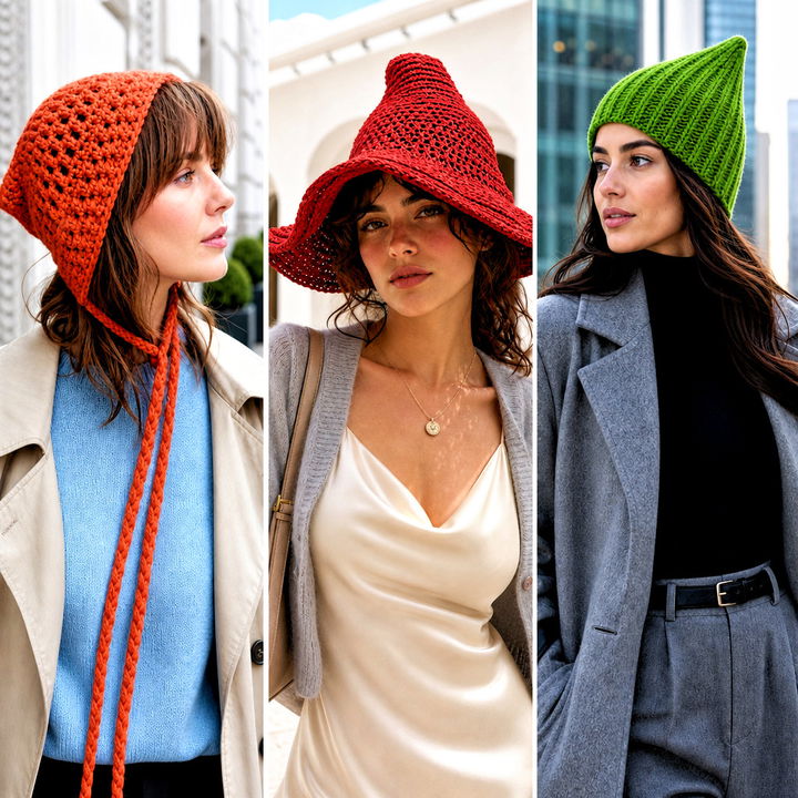 20 Pointed Crochet Hat Outfit Ideas for Fantasy-Inspired Style