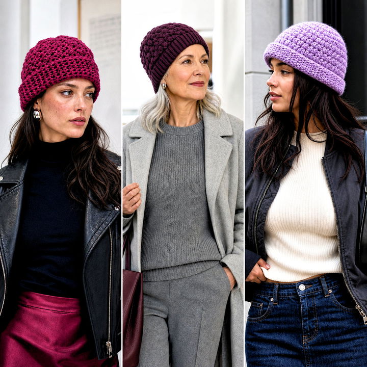 20 Snowy Wheat Crochet Hat Outfit Ideas for Cozy Winter Style