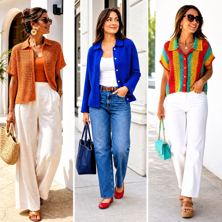 20 Tunisian Crochet Shirt Outfit Ideas for Effortless Style