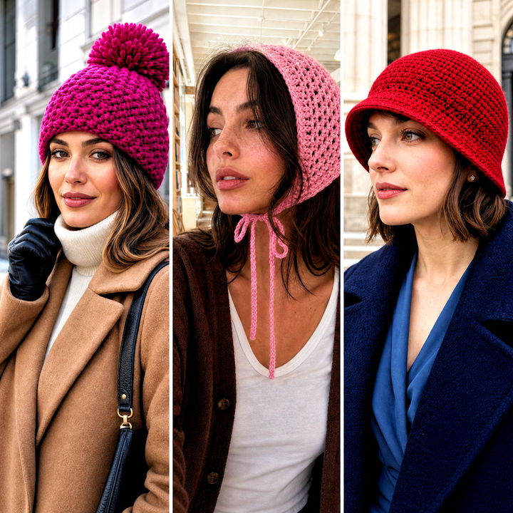 20 Warm Crochet Hat Outfit Ideas for Cozy Winter Style