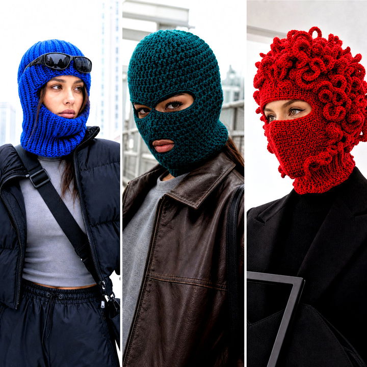 20 Crochet Balaclava Ski Mask Outfit Ideas for Cold Days