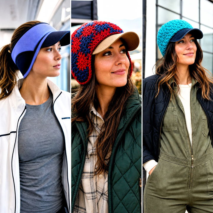 20 Crochet Baseball Cap Ear Warmer Outfit Ideas for Winter
