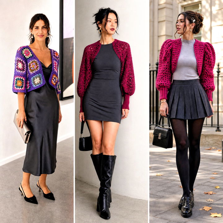 20 Crochet Bolero Top Outfit Ideas for Fresh, Trendy Layering