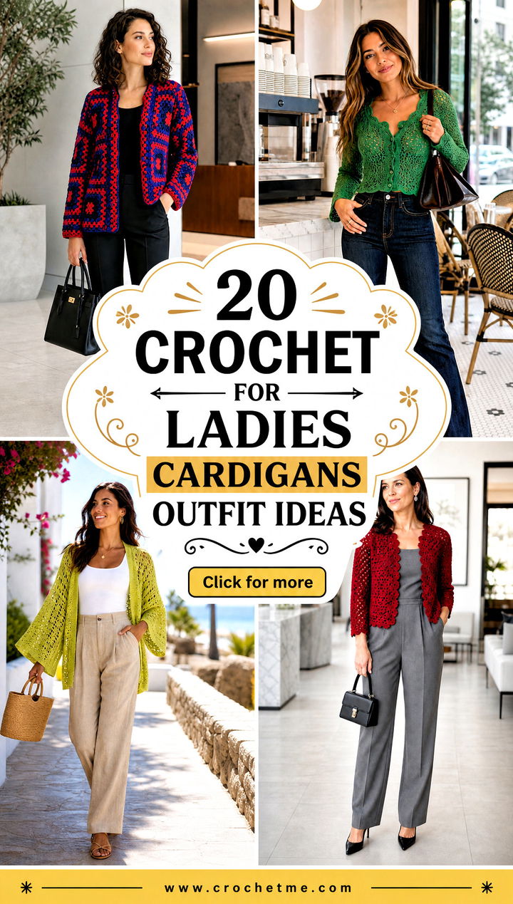 20 crochet for ladies cardigans outfit ideas - 20 crochet for ladies cardigans outfit ideas