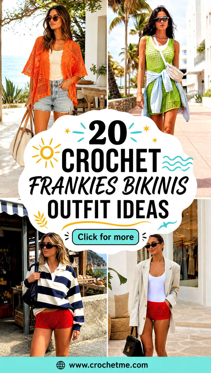 20 crochet frankies bikinis outfit ideas - 20 crochet frankies bikinis outfit ideas