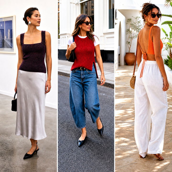 20 Crochet Ribbed Vest Outfit Ideas for Chic Layered Looks