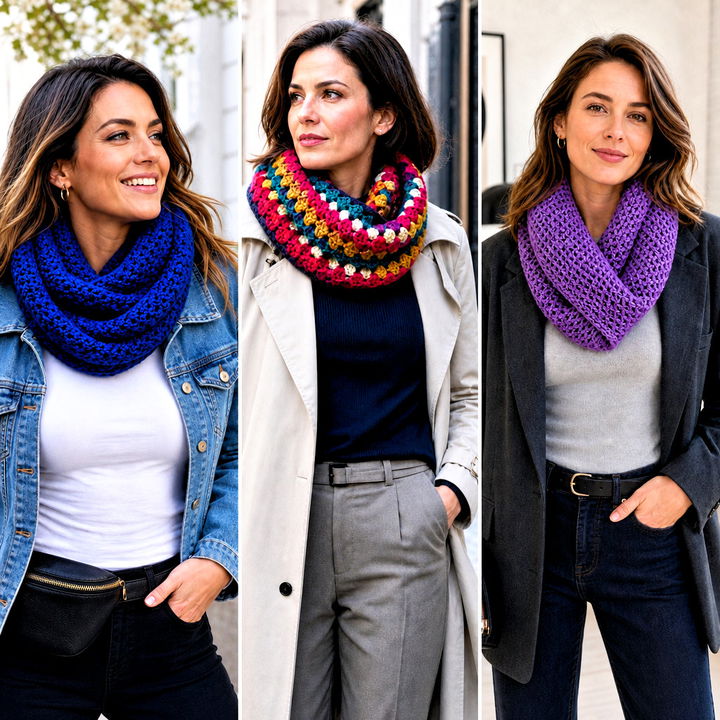 20 Crochet Snood Cowl Outfit Ideas for Effortless Warmth