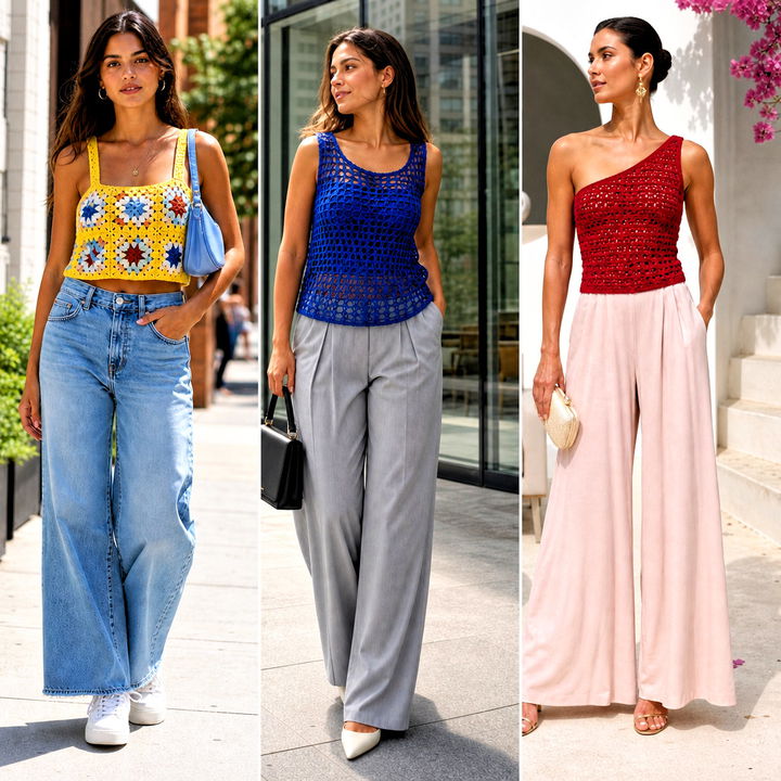 20 Crochet Tank Tops Aesthetic Outfit Ideas for Summer