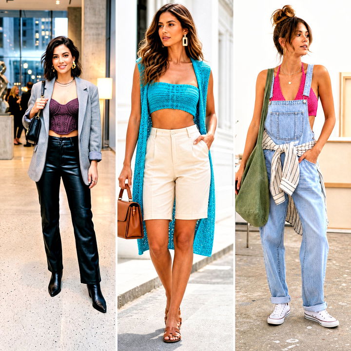 20 Crocheted Bralette Outfit Ideas for Confident Summer Style