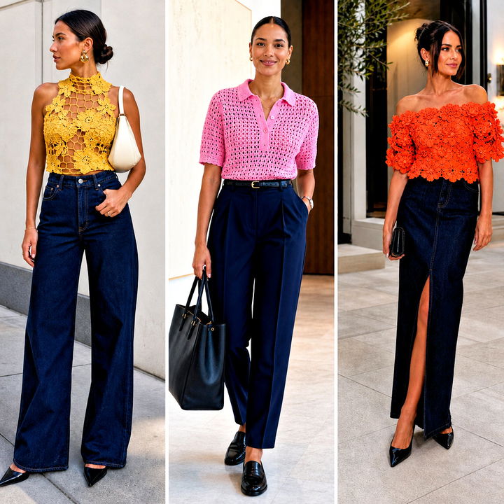 20 Cult Gaia Crochet Top Outfit Ideas for Luxe Vacation Style