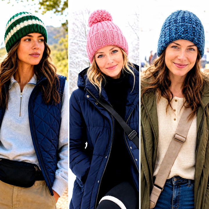 20 Easy Crochet Ribbed Beanie Outfit Ideas for Cozy Style