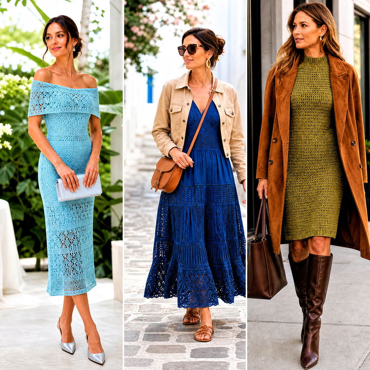 20 Elegant Crochet Dress Outfit Ideas for Special Occasions