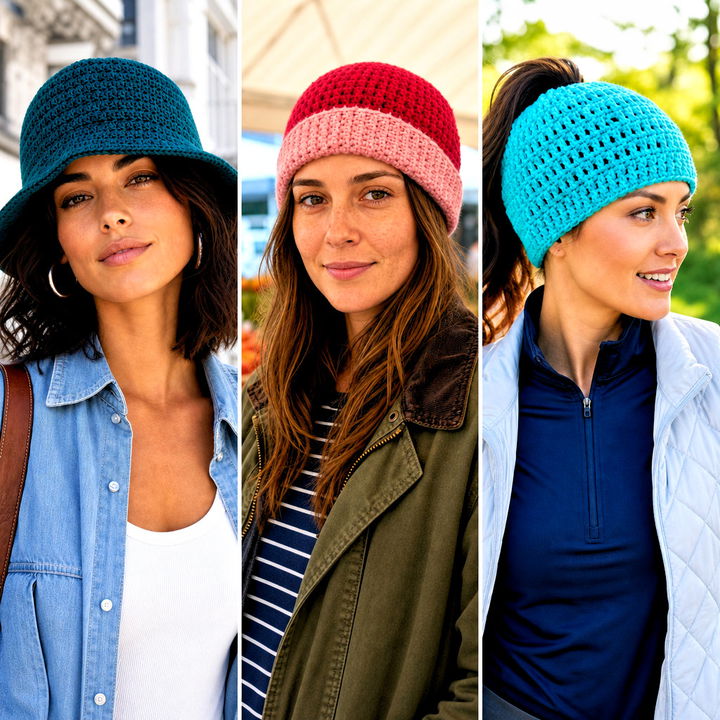 20 HDC Crochet Hat Outfit Ideas for Effortless Cozy Style