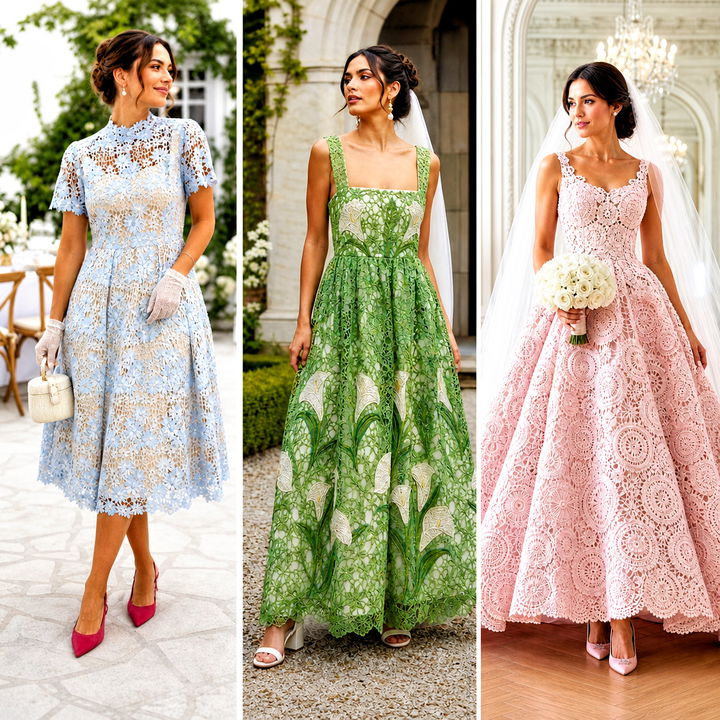 20 Irish Lace Crochet Wedding Dress Outfit Ideas to Love