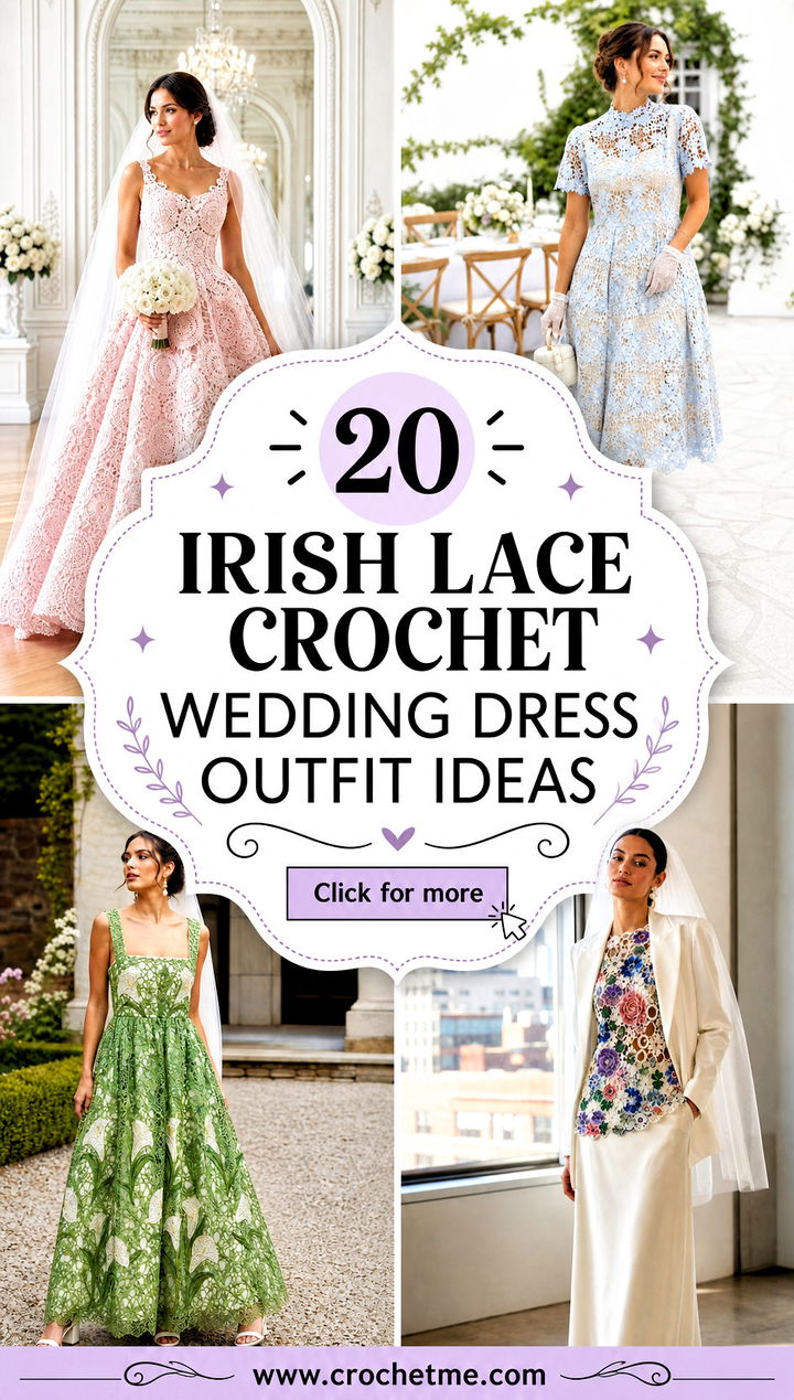 20 irish lace crochet wedding dress outfit ideas - 20 irish lace crochet wedding dress outfit ideas