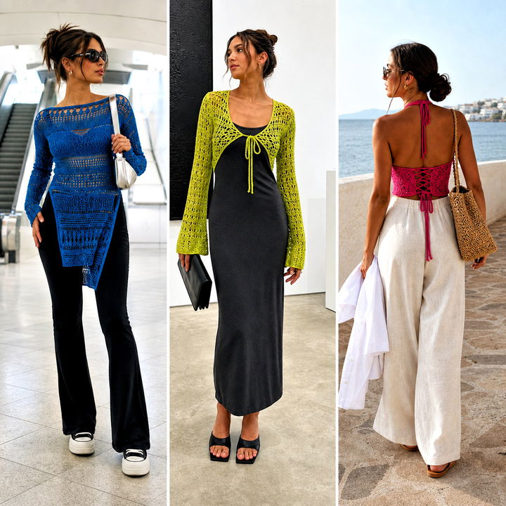20 Jaded London Crochet Top Outfit Ideas for Festival Style