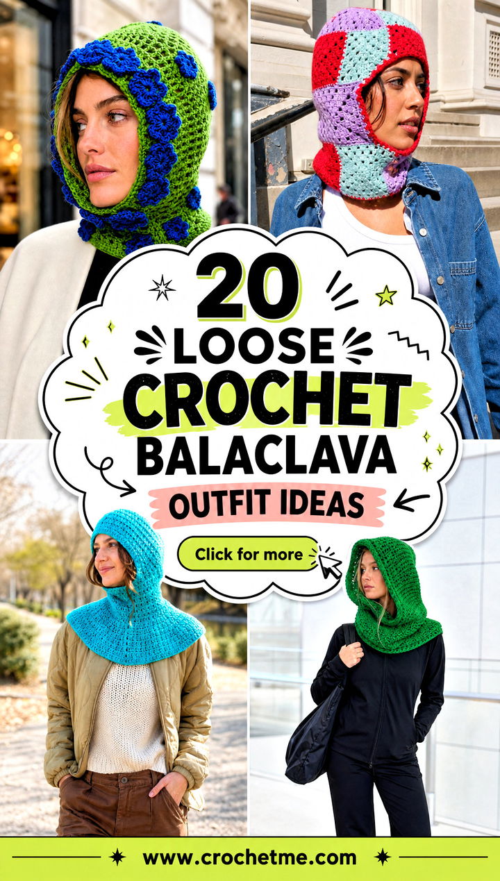 20 loose crochet balaclava outfit ideas - 20 loose crochet balaclava outfit ideas
