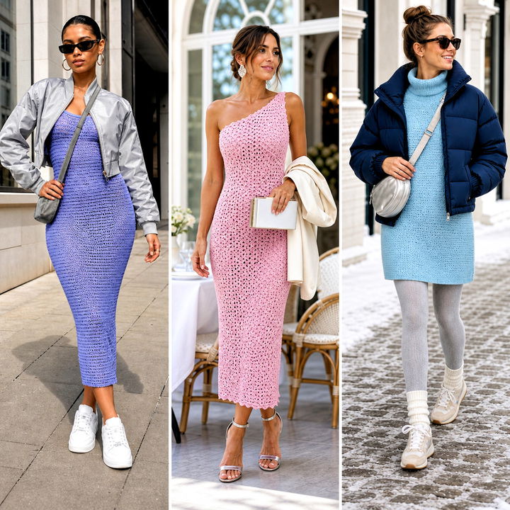 20 Pastel Crochet Dress Outfit Ideas for Dreamy Spring Style