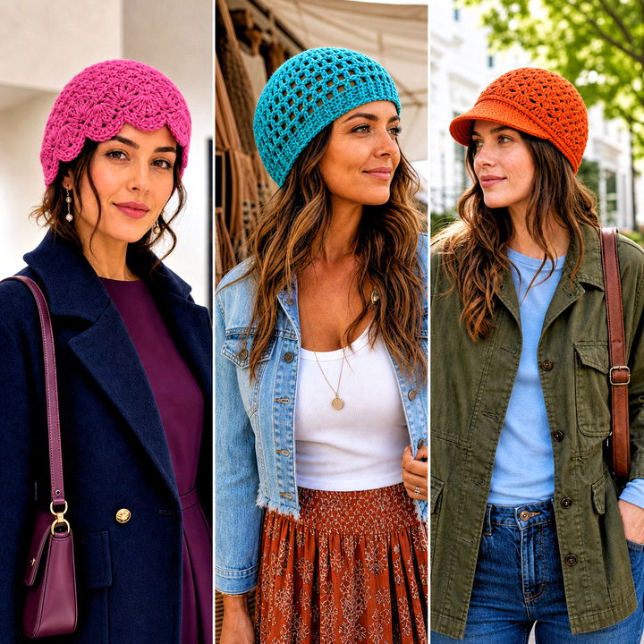 20 Shell Crochet Beanie Outfit Ideas for Playful Winter Style