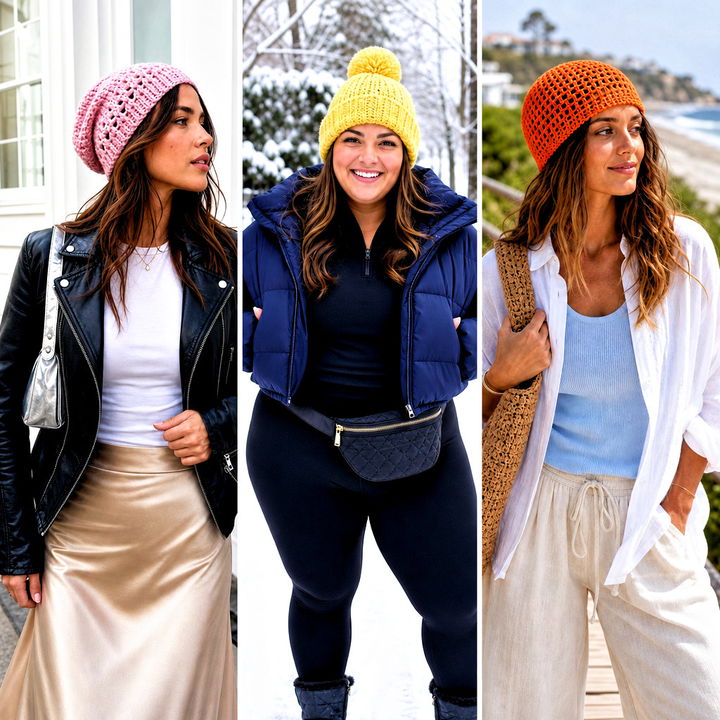 20 Unique Crochet Beanie Outfit Ideas for Standout Winter Style