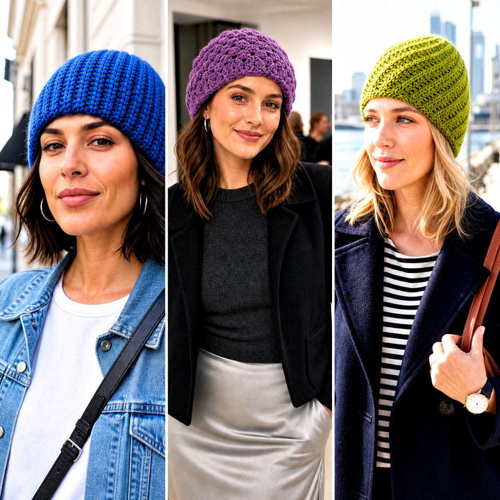25 3 Weight Yarn Crochet Beanie Outfit Ideas for Winter