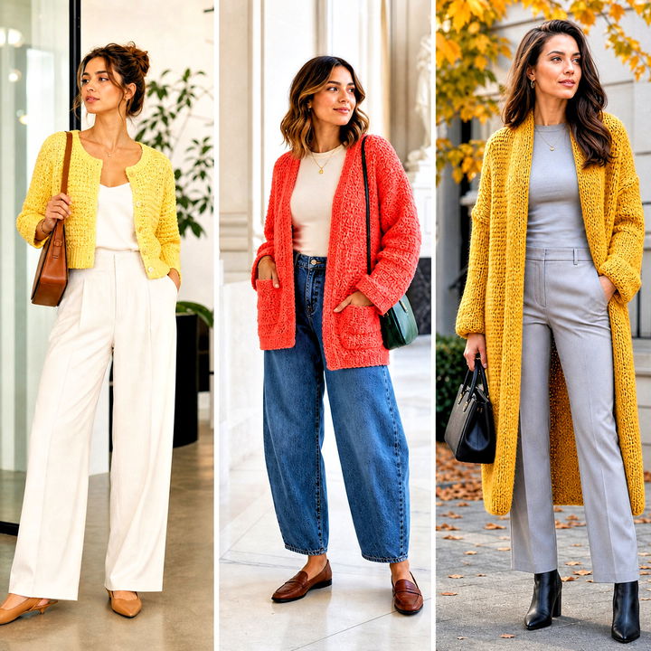 25 Alpine Stitch Crochet Cardigan Outfit Ideas for Cozy Fall