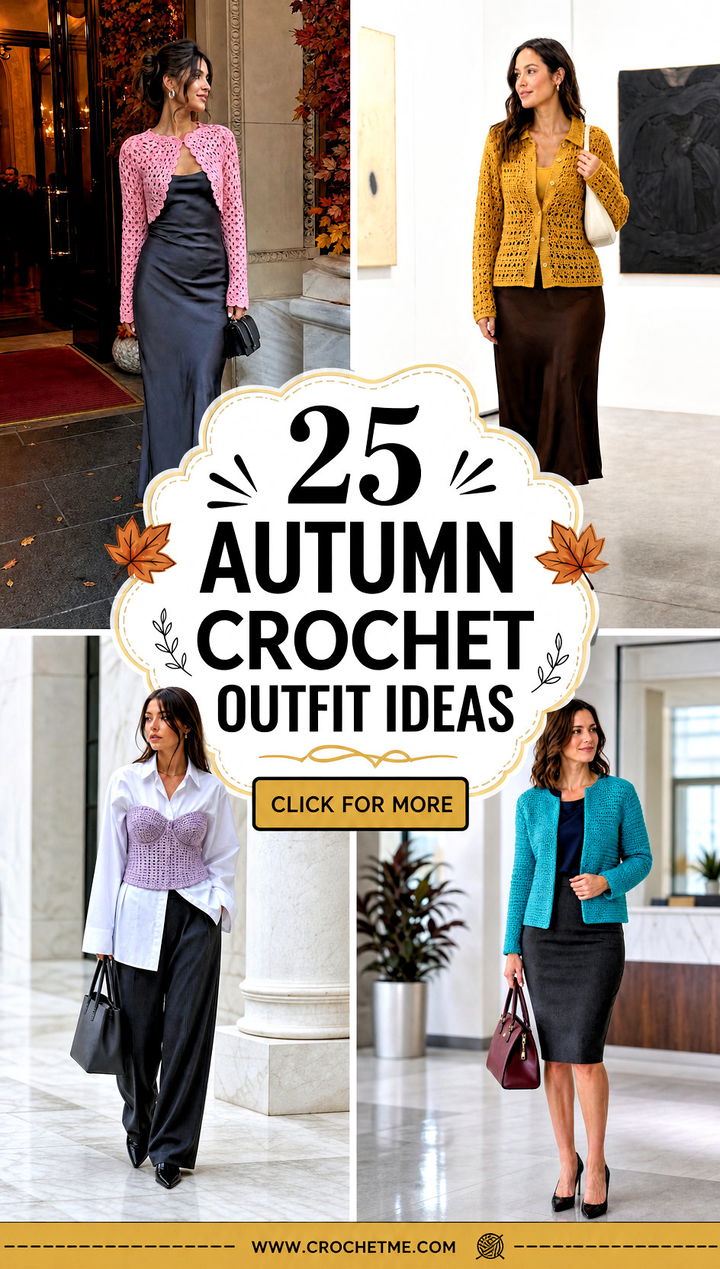 25 Autumn Crochet Outfit ideas - 25 Autumn Crochet Outfit ideas