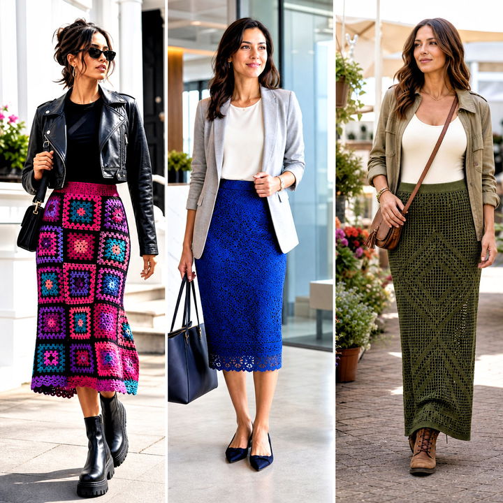 25 Boho Crochet Skirt Outfit Ideas for Effortless Festival Style