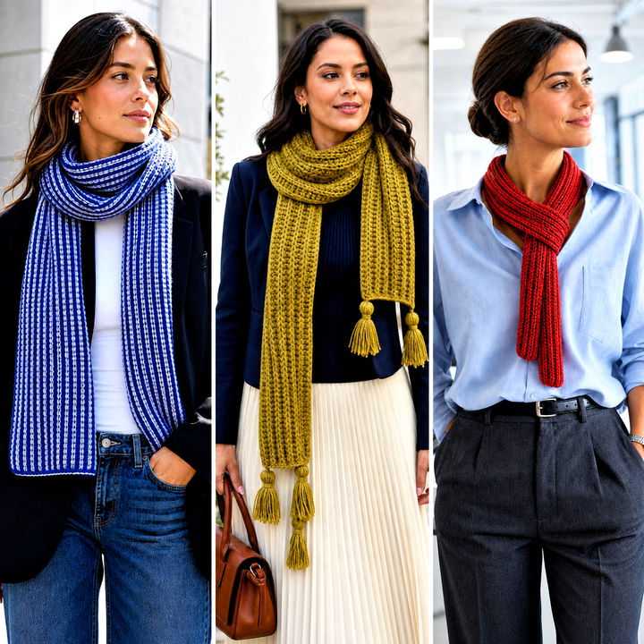 25 Brioche Crochet Scarf Outfit Ideas for Cozy Winter Days