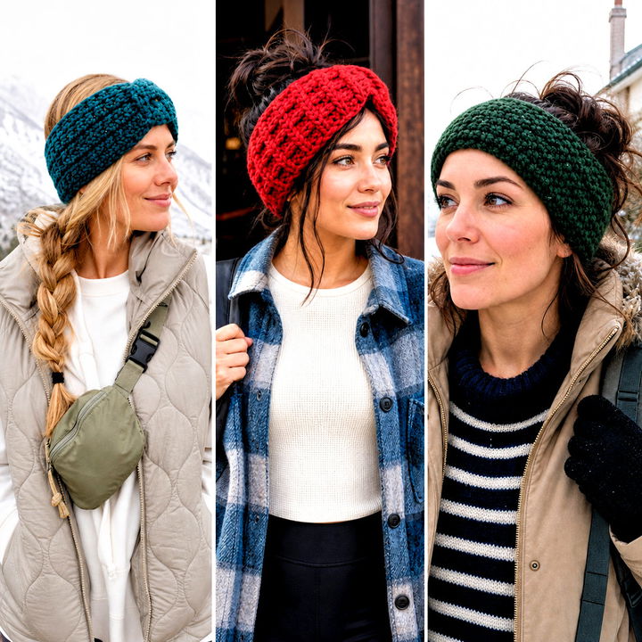 25 Bulky Crochet Ear Warmer Outfit Ideas for Cozy Winter Style