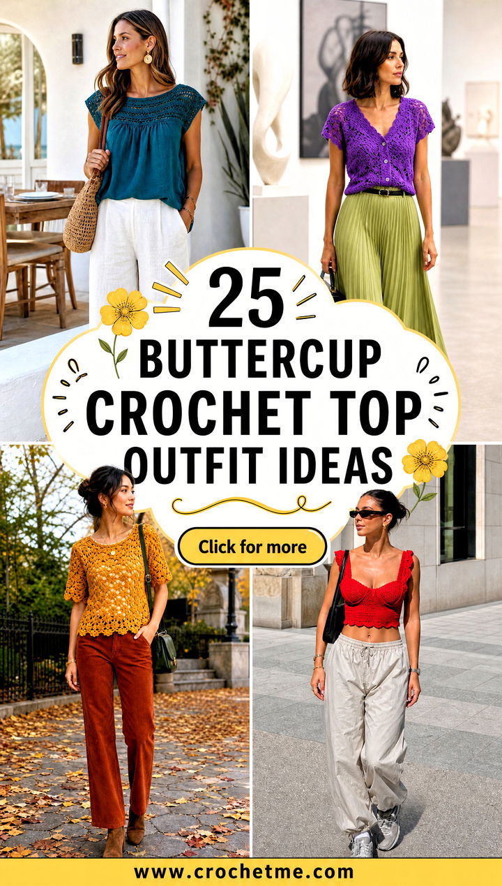 25 Buttercup Crochet Top outfit ideas - 25 Buttercup Crochet Top outfit ideas